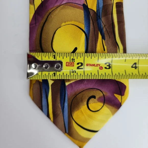 J. GARCIA South of the border Silk Tie. - Picture 5 of 5